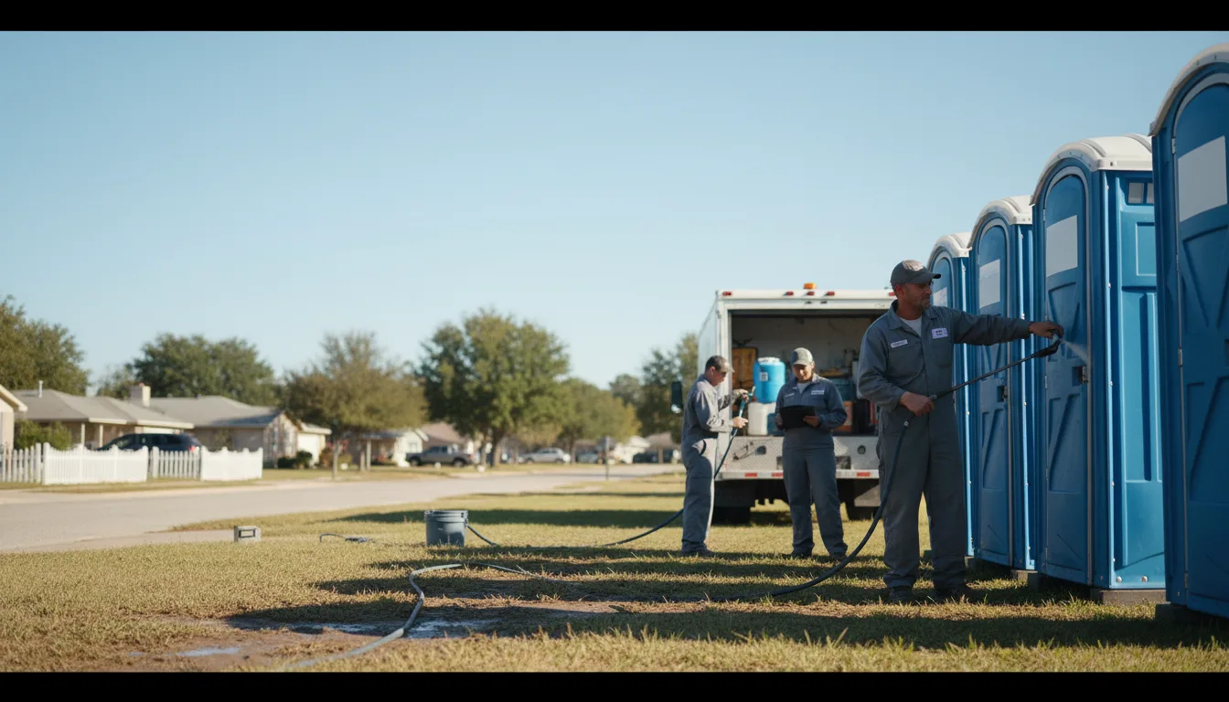 Long-Term Portable Toilet Rental in Revillo, SD near me